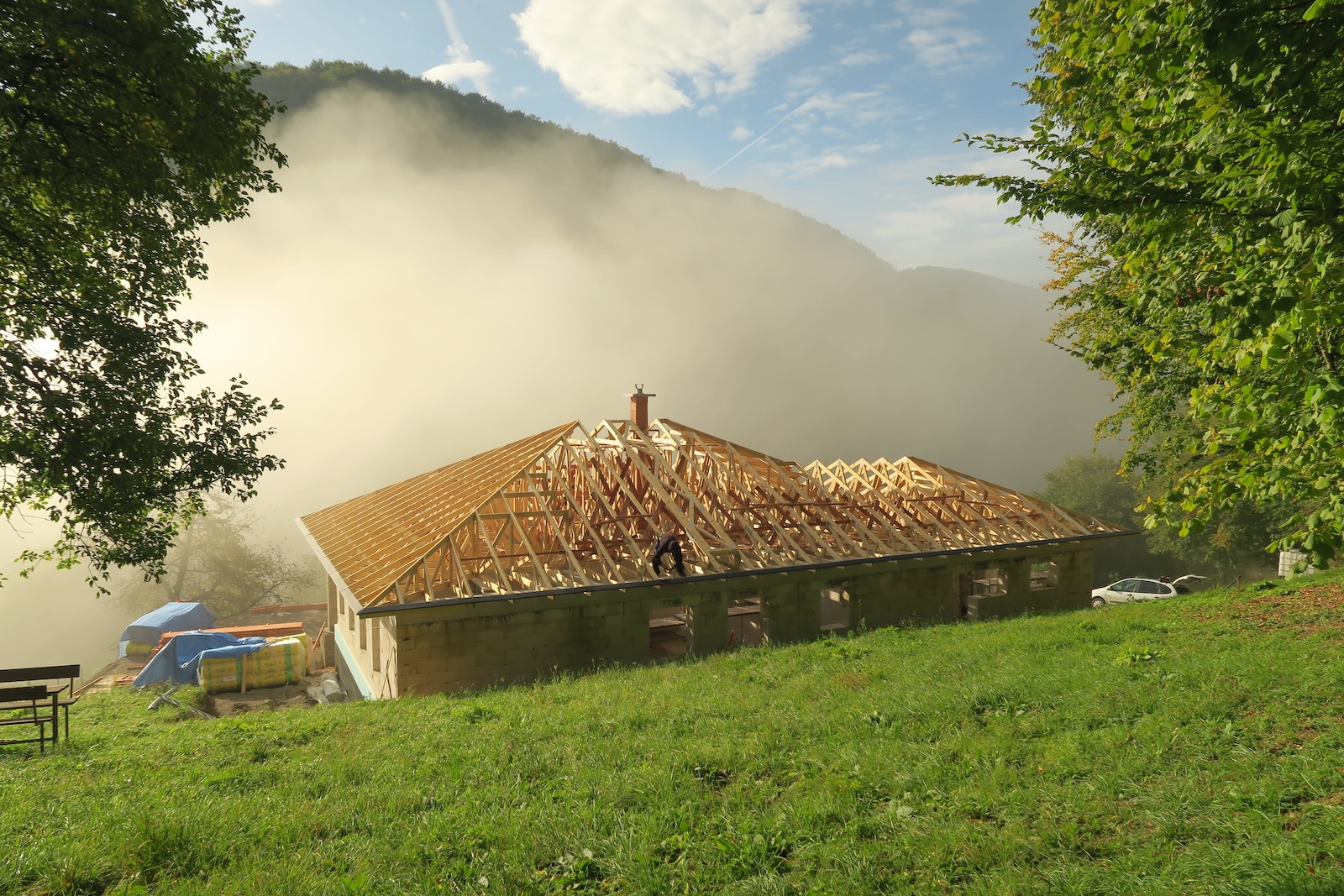 Konštrukcia drevodomu